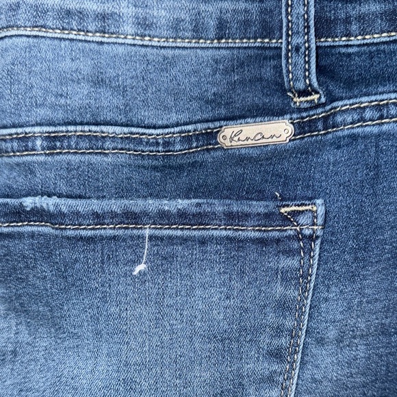 KanCan Dark Blue Denim Mini Skirt - Picture 3 of 8